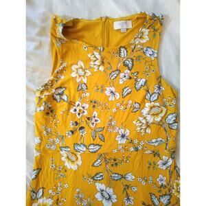LOFT Dress Size 8p Buttery yellow cottagecore Casual Fit & Flare